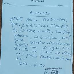 Depois - Edição de Data em Atestado Médico