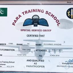 Paratrooper Certificate Name Edit