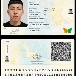 Colombian ID Card Edit
