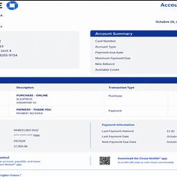 Bank Statement Amount Edit