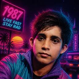 80s Style Photo Edit