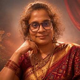 1980s Telugu Studio Portrait