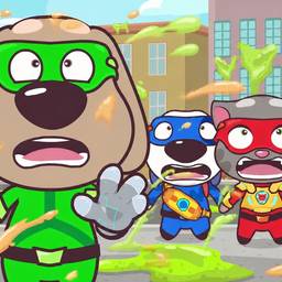 Superhero Cartoon Ice Cream