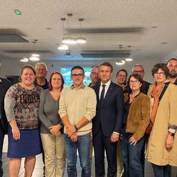 Macron Group Photo Edit