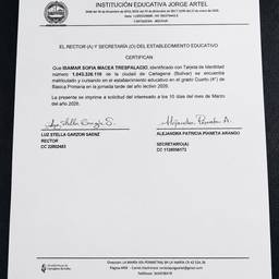 After - Wrinkle-Free Document Scan