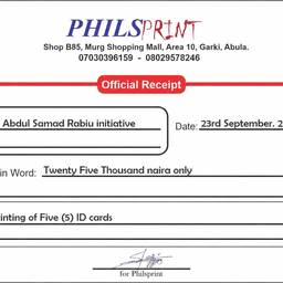 Receipt Amount Text Edit