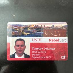 Edit Text on ID Card