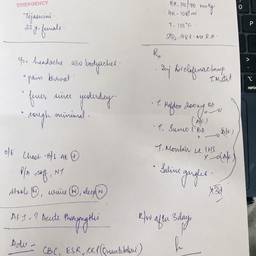 Handwritten Medical Note Edit
