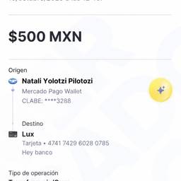 Mercado Pago Receipt Edit