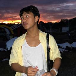 Sunset Flash Candid