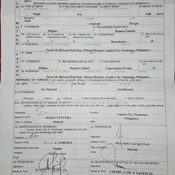 Edit Marriage Certificate Text