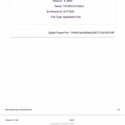 Change Date on Receipt