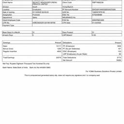 Payslip Name Change