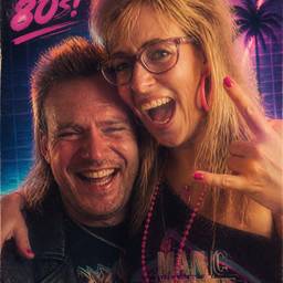 80s Style Couple Photo