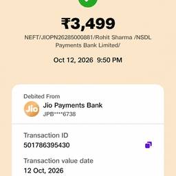 Payment Receipt Name Edit