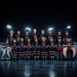 Hockey Team Night Composite