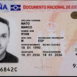 Spanish DNI Year Change
