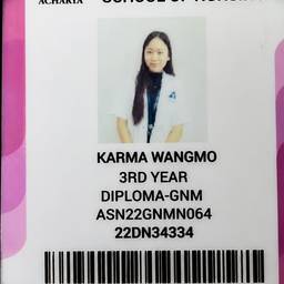 Student ID Validity Date Edit