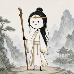Dangun Stick Figure Character