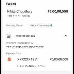 Payment Screenshot Amount Edit