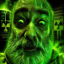 After - Radioactive Glow Portrait