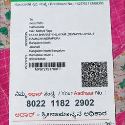 Aadhaar Birth Year Edit