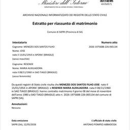 Before - Marriage Certificate Date Fix