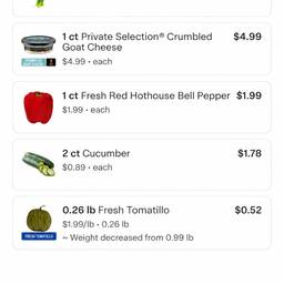 After - Grocery List Screenshot Edit