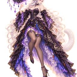 Gothic Anime Character Cutout