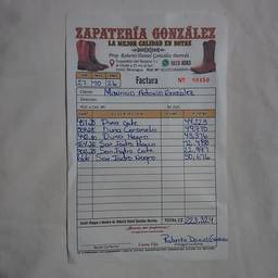 Before - Blank Receipt Template