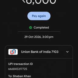 Edit Payment Screenshot Time