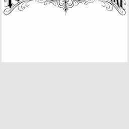 Before - Clean Gothic Tattoo Lettering