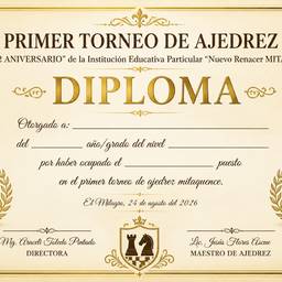 Chess Tournament Diploma