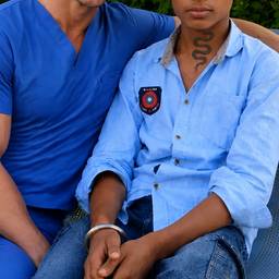 Sitting Together on a Bench