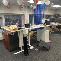 After - Fallen Monitor Office Prank