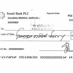 Bank Payment Order Edit