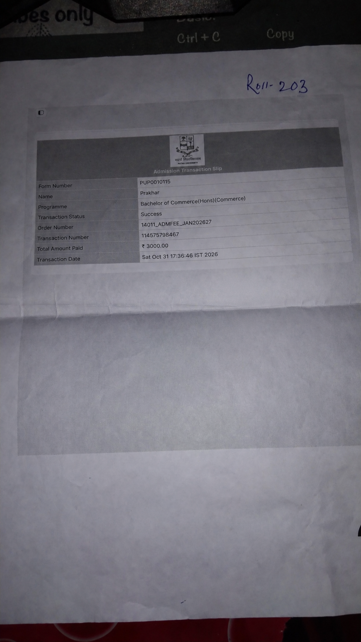 Result
