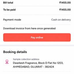 Edit Bill Amount Screenshot