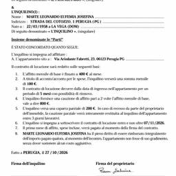 Italian Rental Contract Edit