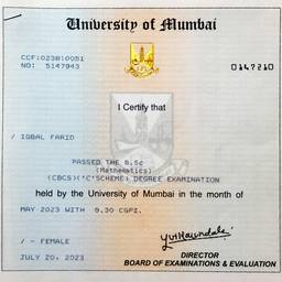 Edit University Certificate Text