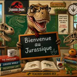Jurassic Park Classroom Illustration