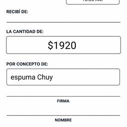 Custom Receipt Edit