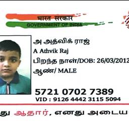 Before - Aadhaar DOB Year Edit