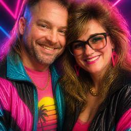 80s Couple Makeover
