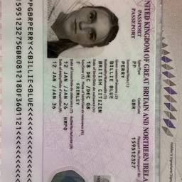 Après - Modification de l'année de naissance sur le passeport