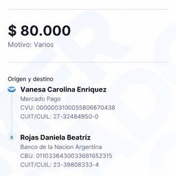 Mercado Pago Receipt Edit