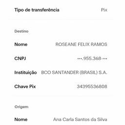 Pix Receipt Status Edit