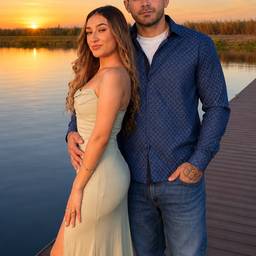 Romantic Couple Pier Portrait