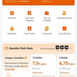 Depois - Edição de saldo em app de banco