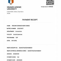 Edit Receipt Amount